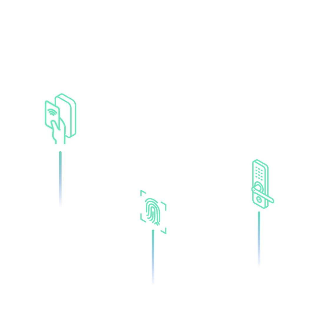animated portier device square front