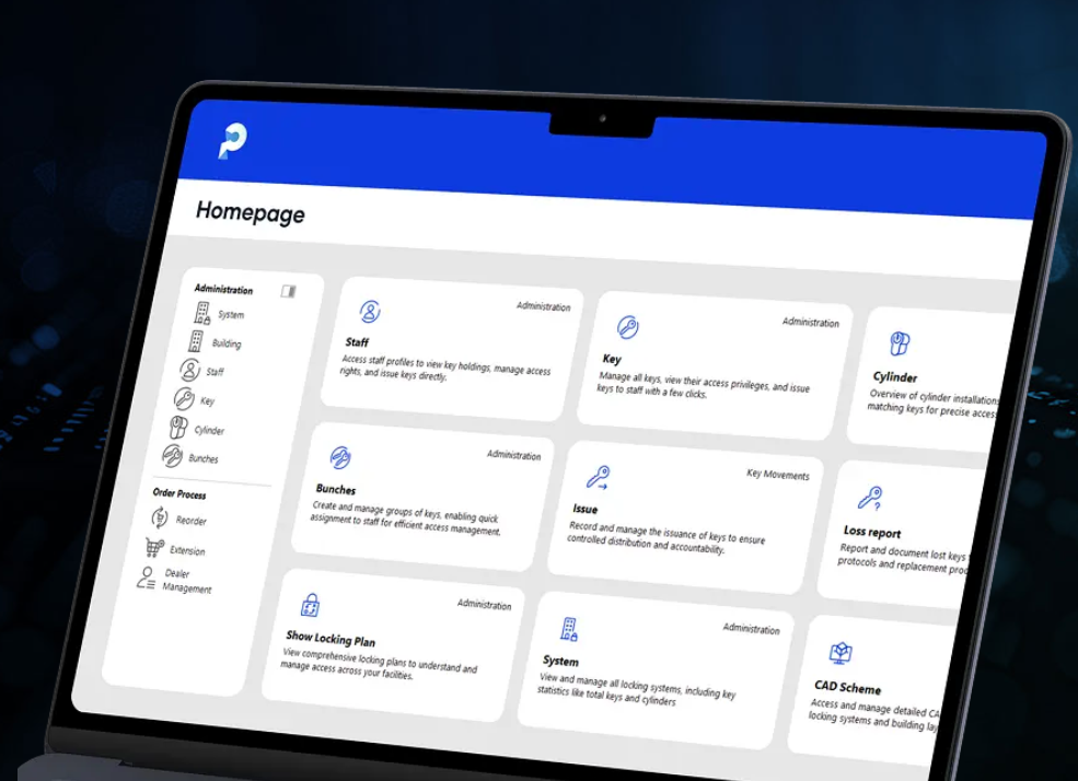 Portier Vision 5 Audit-Compliance-Bildschirm 